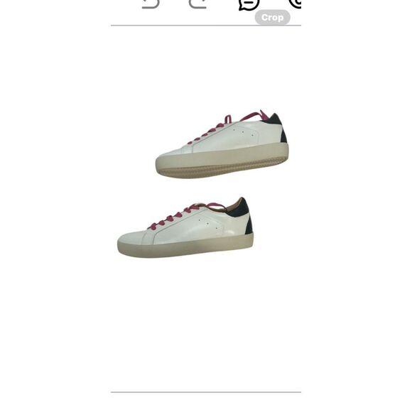 Journee‎ Collection Womens Erica  Sneakers Faux Leather White, Size 8 WD - Picture 4 of 7